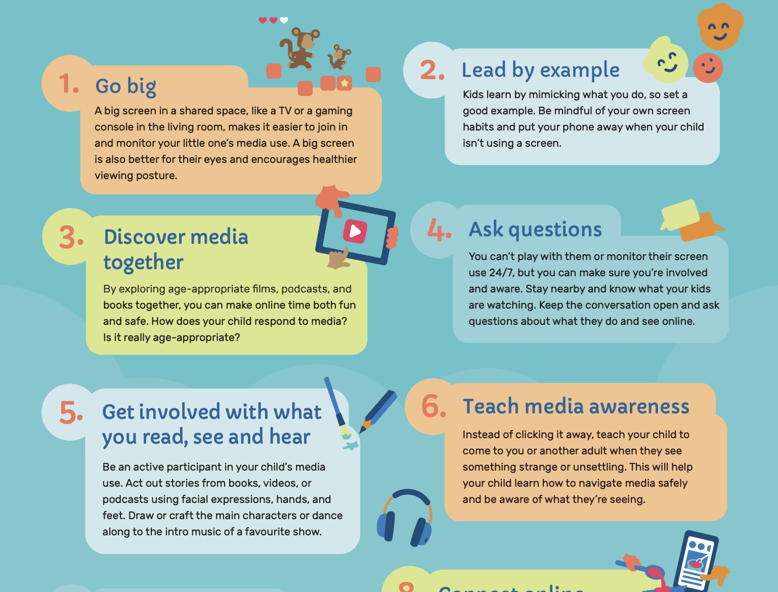 Information about media education and language